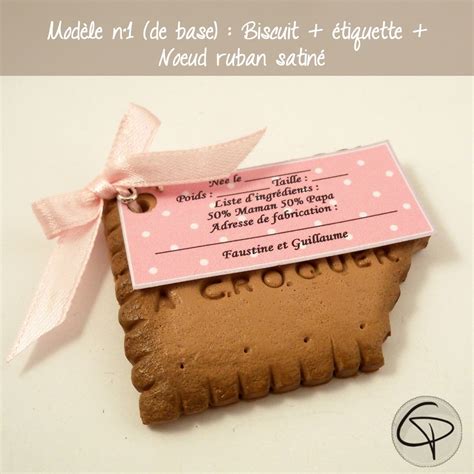 Faire part naissance original fille | Biscuit personnalisable