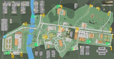 Tarkov Customs Map 2021