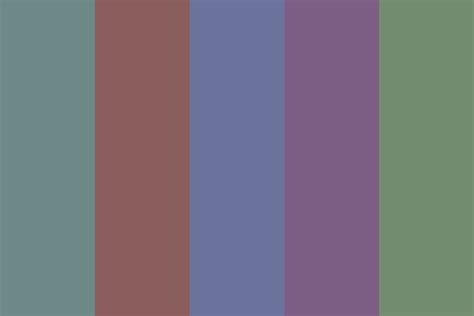 Dull Colors Color Palette. #colorpalettes #colorschemes #design #colorcombos Beautiful Color ...