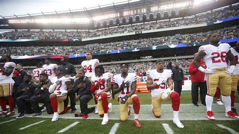 Poll: Voter opinions nearly split on protests during national anthem