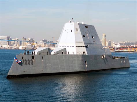 The US Navy Zumwalt Class destroyer has shells more expensive than a ...