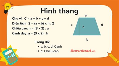 Công Thức Tính Diện Tích Hình Thang Lớp 6: Hướng Dẫn Chi Tiết Và Dễ Hiểu