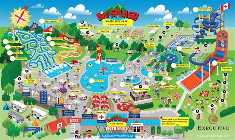 Biiiiig Map for Big Splash Waterpark! — Jana Curll Illustration