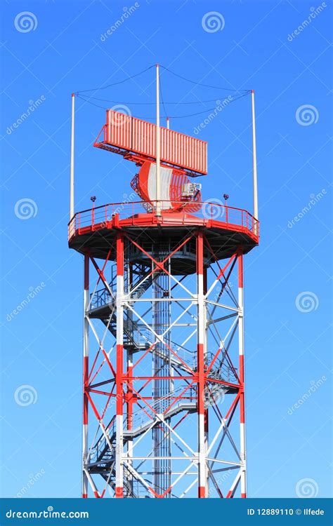 Airport Radar Tower And Antenna Stock Image | CartoonDealer.com #59988769