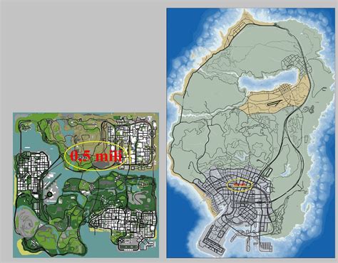 GTA San Andreas vs GTA 5: Comparing the maps of the two games