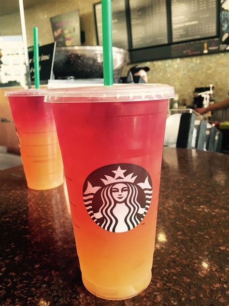 Coachella Sunset Refresher | Iced starbucks drinks, Healthy starbucks drinks, Starbucks drinks