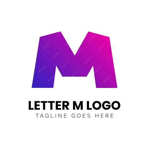 Premium Vector | M letter logo icon pink and purple color gradient design template element ...