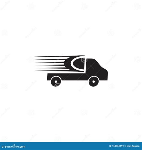 Delivery Car Logo Design Vector Template Stock Vector - Illustration of speed, transportation ...