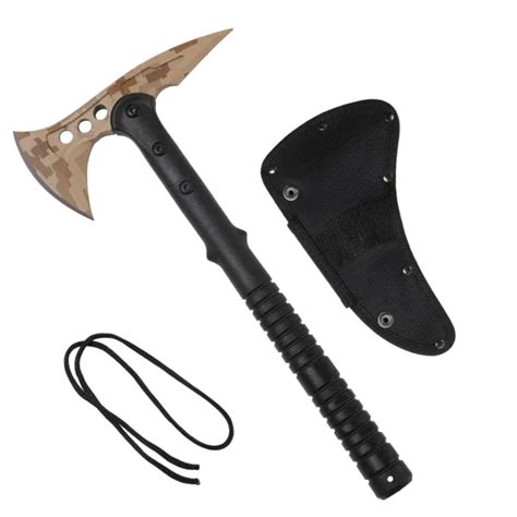 16& TACTICAL SURVIVAL Axe Tomahawk Survival Hatchet Stainless Steel Camping Hunt $18.88 - PicClick