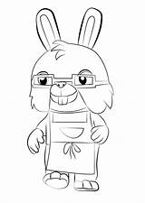 Bun Coloring Page Pages sketch template