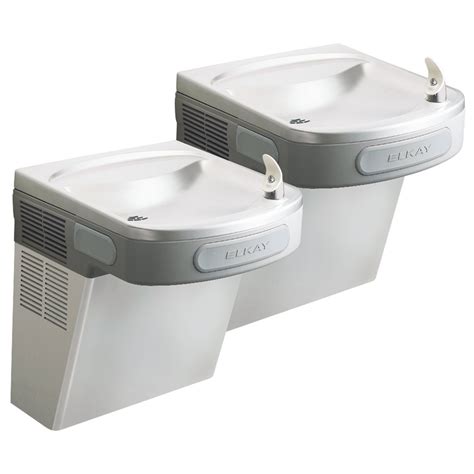 Elkay EZSTL8LC Bi-Level ADA Water Cooler Light Gray – equipartsdrinkingfountains