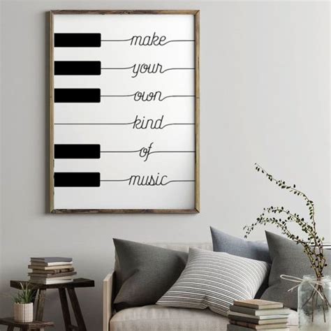 Make Your Own Kind of Music Piano Art Print | Piano art, Music bedroom, Piano art print