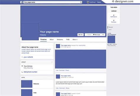 Facebook Post Template | Template Business