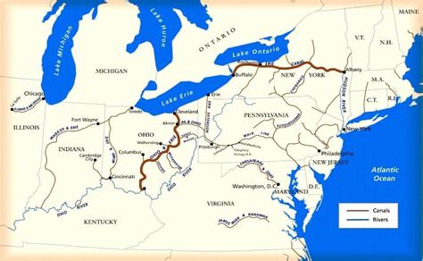 History of the Ohio & Erie Canal (U.S. National Park Service)