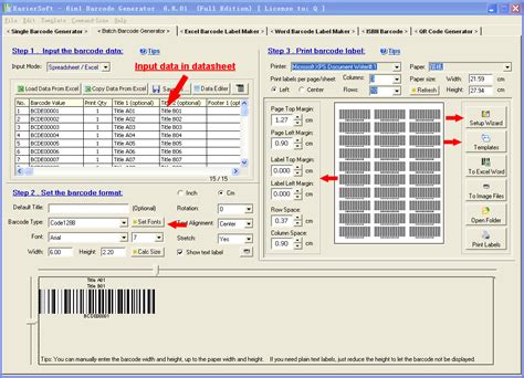 Multiple barcode generator - songstews