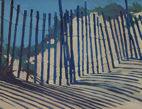 "Sand Fence" (Original art by Dora Atwater Millikin at Wyndfield Studio)