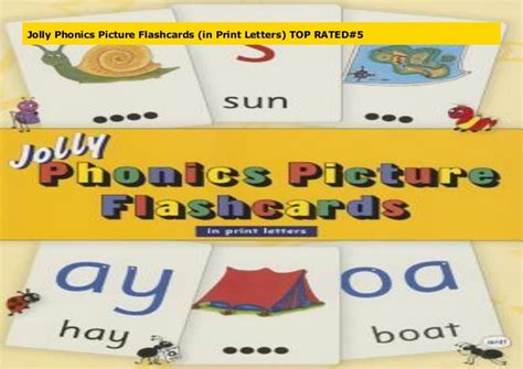 Jolly Phonics Picture Flashcards (in Print Letters) TOP RATED#5