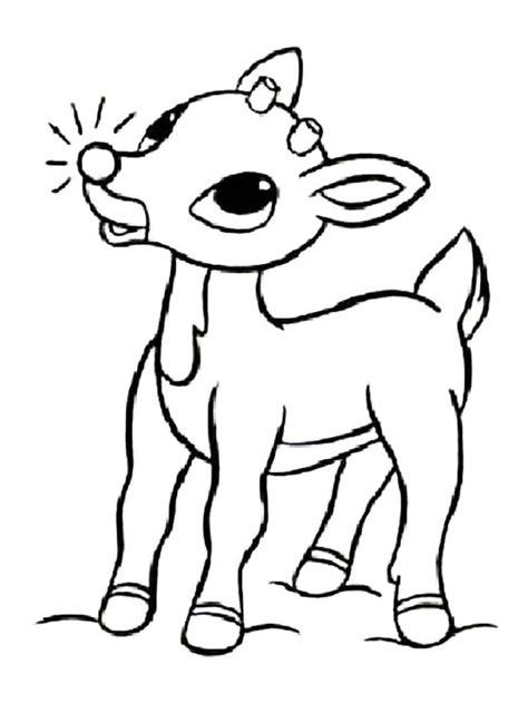 Reindeer Coloring Pages To Print. Reindeer are animals that are ...