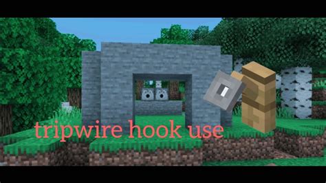 tripwire hook use in minecraft#viral #trending #gaming #video #minecraft - YouTube