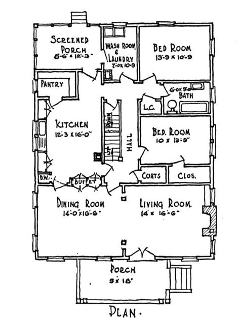 1910 American Farmhouse | American farmhouse, How to plan, Floor plans