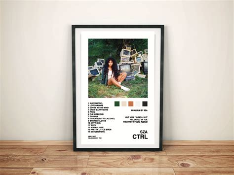 SZA / CTRL / Digital Album Cover Poster Poster Print Wall - Etsy