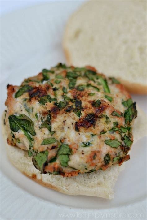 Turkey Spinach Burgers | Recipe | Spinach burgers, Food, Turkey