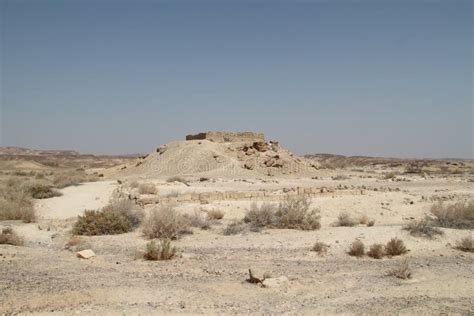 Moa Nabataeans Fortress Ancient Ruins in the Arava, South of Israel Stock Photo - Image of ruins ...