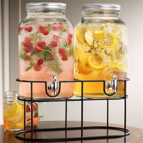 Mason jar drink dispenser – Artofit