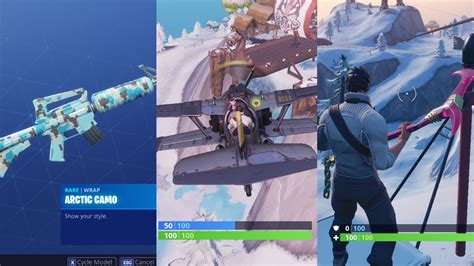 Fortnite Season 7 Map Changes: Iceberg, X-4 Stormwing, Wraps & More