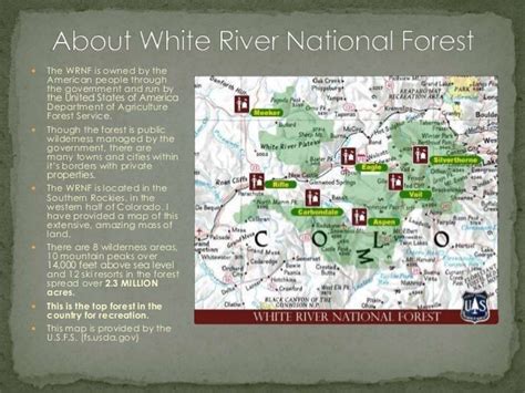 White River National Forest Presentation