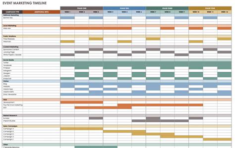 21 Free Event Planning Templates | Smartsheet