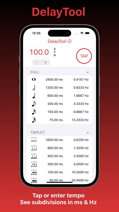 DelayTool: BPM Calculator – Appmuse