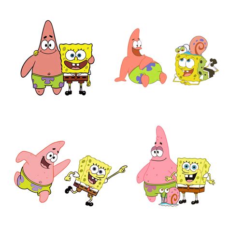 Spongebob and Patrick SVG – MasterBundles