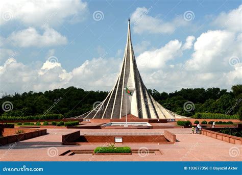 National Martyrs Monument. Bangladesh Liberation War Memorial In Savar ...