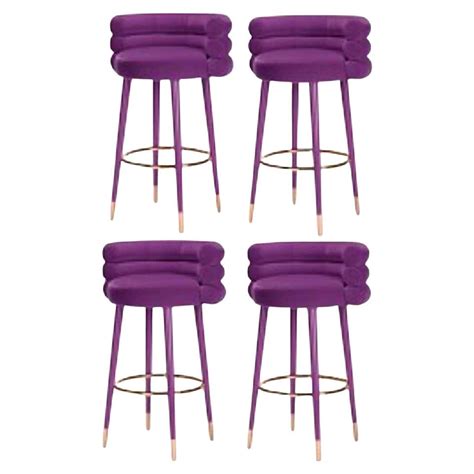 Pair of Custom Baseball Bat Bar Stools with Base Seat Cushions at ...