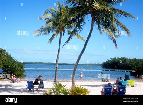 Key Largo, Florida, USA. The Far Beach at John Pennekamp Coral Reef ...