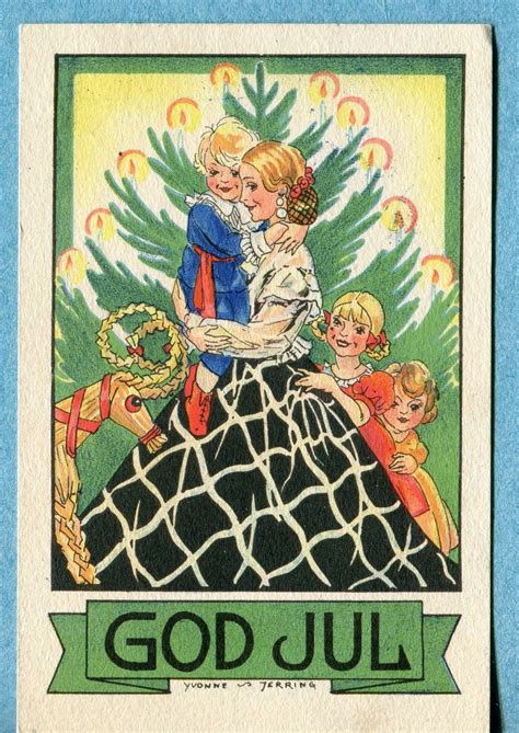 X9675 Postcard Swedish Miniatures | eBay Christmas Card Images, Christmas Memory, Christmas Mood ...