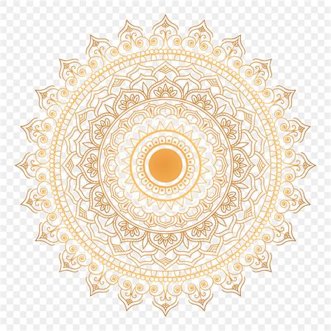 Golden Mandala Vector Art PNG, Golden Color Mandala Design, Mandala Png, Mandala Design, Mandala ...