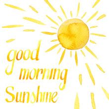 Good Morning Sunshine Poster Free Stock Photo - Public Domain Pictures