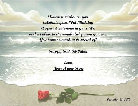 80 Birthday Poems