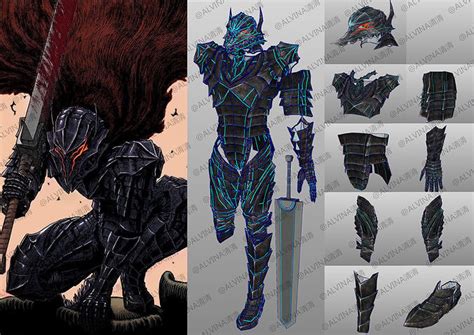 3D model Guts Berserker Armor - Cosplay Pepakura Foam Full VR / AR / low-poly | CGTrader