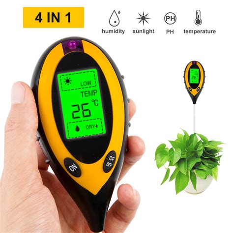 4 In 1 Digital Soil PH Meter – Trendypiece