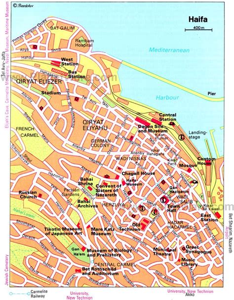 Maps about Haifa | Tourist, Haifa, Tourist map