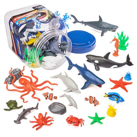 Adventure Force 40-Piece Jumbo Bucket Play Set, Ocean Animals - Walmart.com