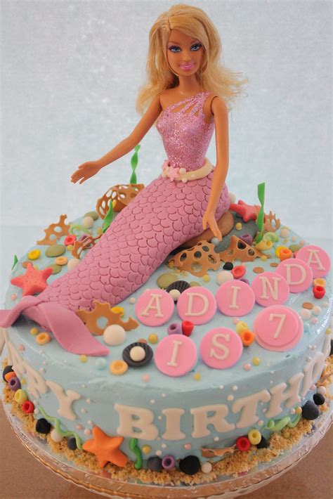 mermaid cake | birthday cake for a 7-years old girl. she req… | Flickr