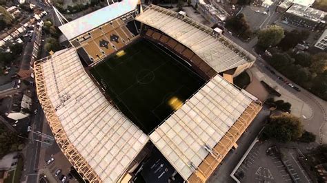 Wolves Stadium Aerial Footage - YouTube