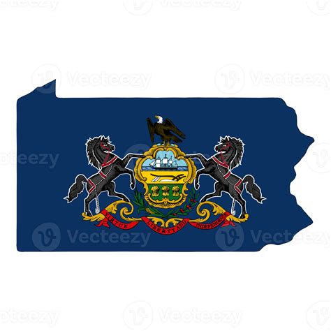 Pennsylvania Flag - State of America 26804045 PNG