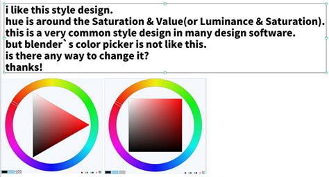 How to change the Color Picker to another style? - Basics & Interface ...