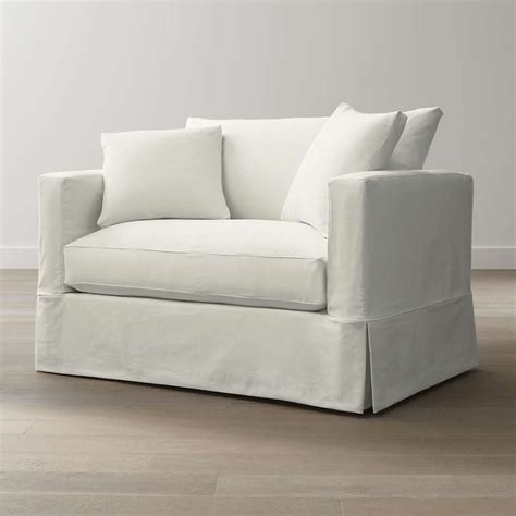 Slipcover Only for Willow Modern Slipcovered Twin Sleeper Sofa ...