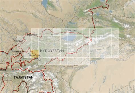 Download Tian-Shan topographic maps, - mapstor.com